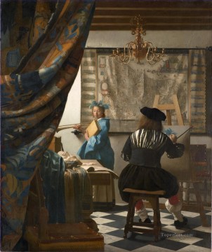 Johannes Vermeer Painting - The Art of Painting Baroque Johannes Vermeer